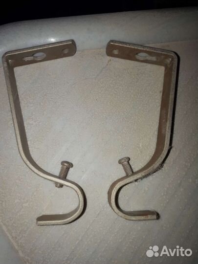 Карниз для шторы телескопический с креплениями