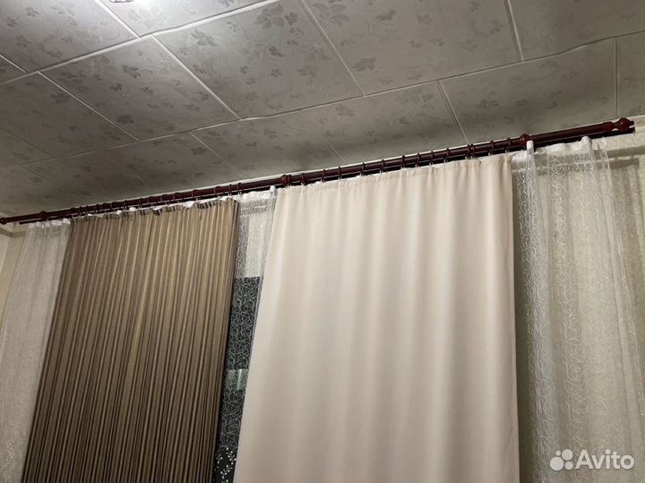 Карнизы для штор двухрядный