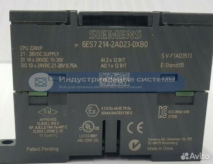 Плк Siemens 6ES7214-2AD23-0XB0