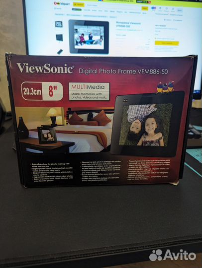Цифровая фоторамка viewsonic VFM886-50