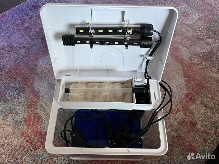 Barbus Аквариум для рыбок LED + top Filtr 9 литров