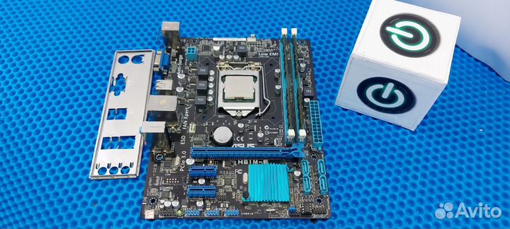 Комплект Asus H61M-K Socket 1155+i3-2120+4Gb озу