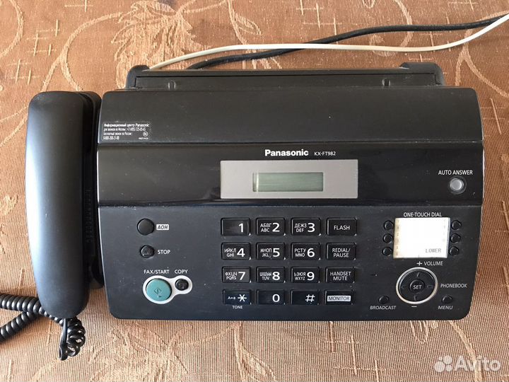 Факс Panasonic KX-FT982