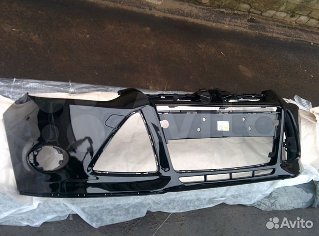 Форд фокус 3 передний бампер черный №42