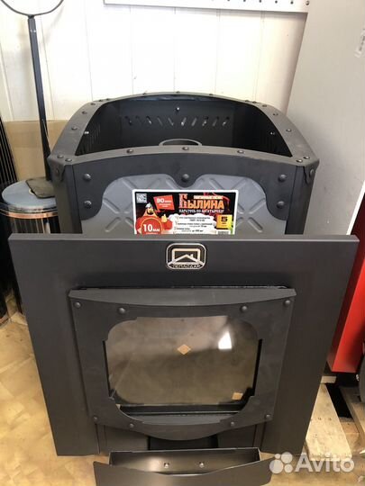 Печь для бани Былина-24 Ч Панорама