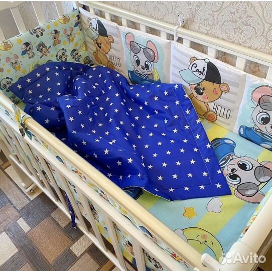 Бортики в кроватку