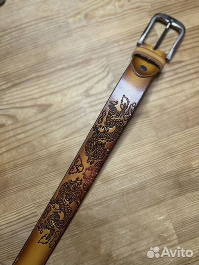 Ремень женский натуральная кожа, 98 см