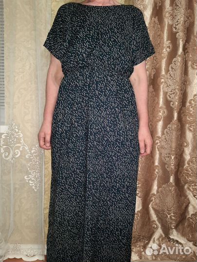 Штапельное платье