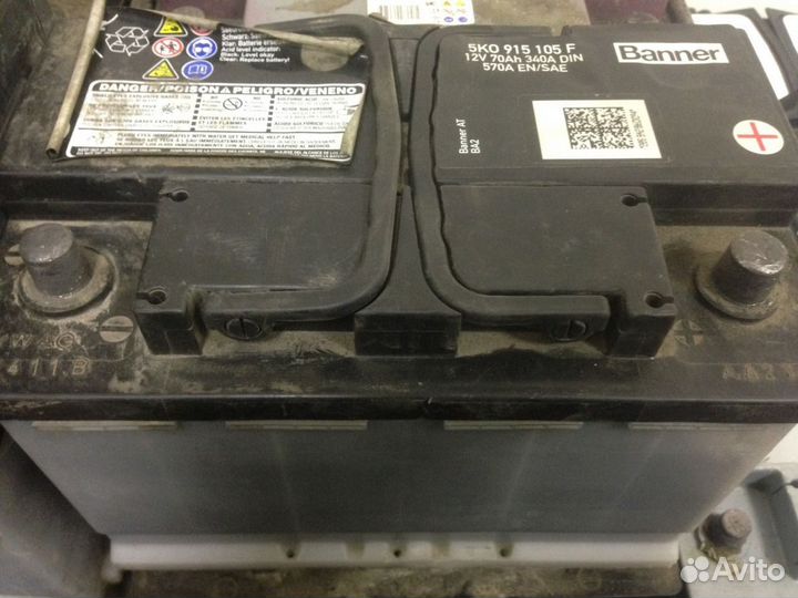 70Ач Аккумулятор Б/У Banner