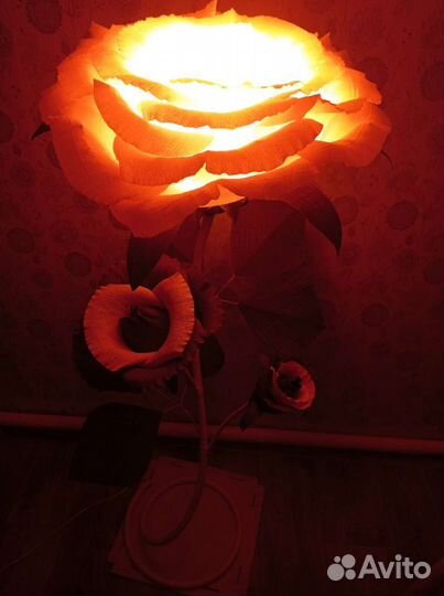 Светильник - роза