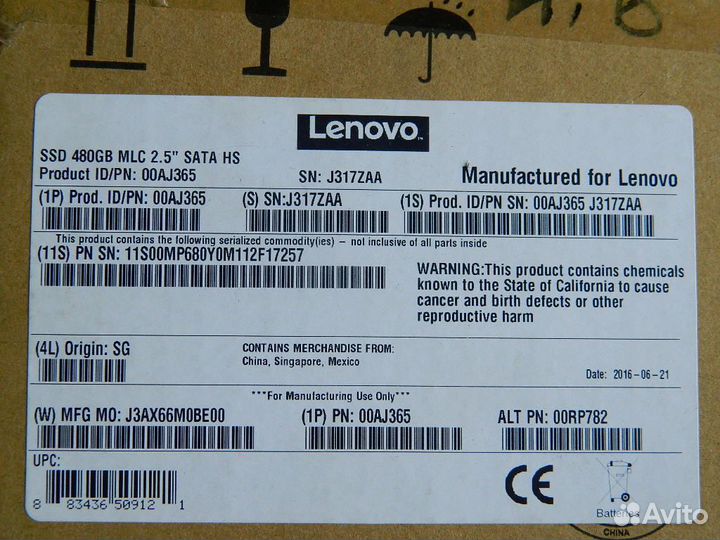 HDD IBM/Lenovo SAS 9FK066-039 ST930060388 и др