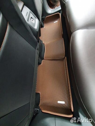 Коврики эва с бортиками и без индивидуально