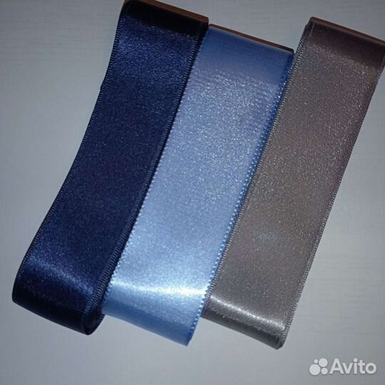 Лента атласная двусторонняя 4 см