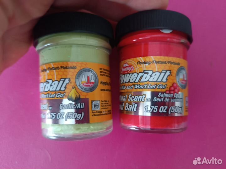 2 баночки пасты Barkley