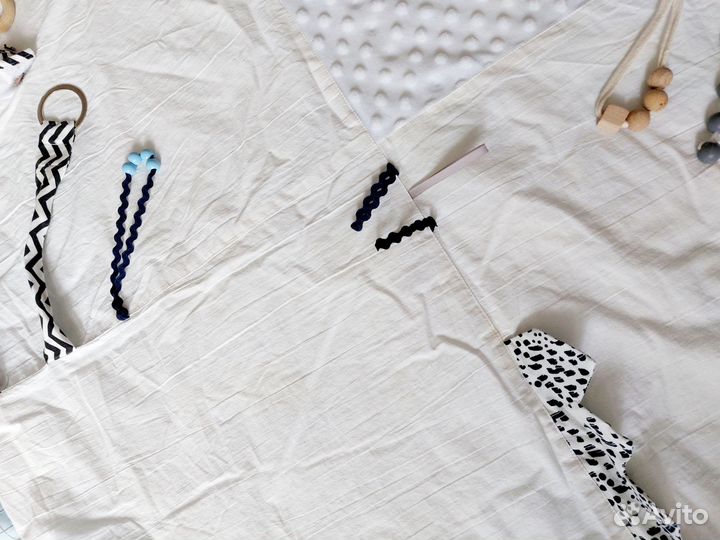 Сенсорный развивающий коврик Монтессори