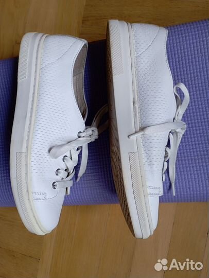 Ботинки кеды белые женские 37