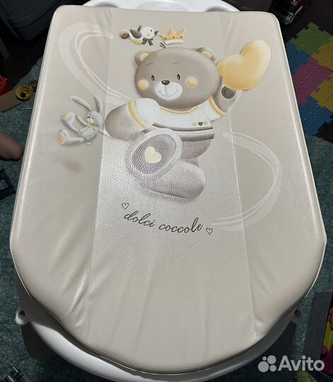 Ванночка для купания с подставкой и матрасиком