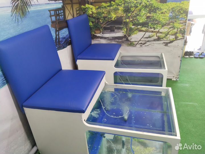 Аквариум для рыбного пилинга