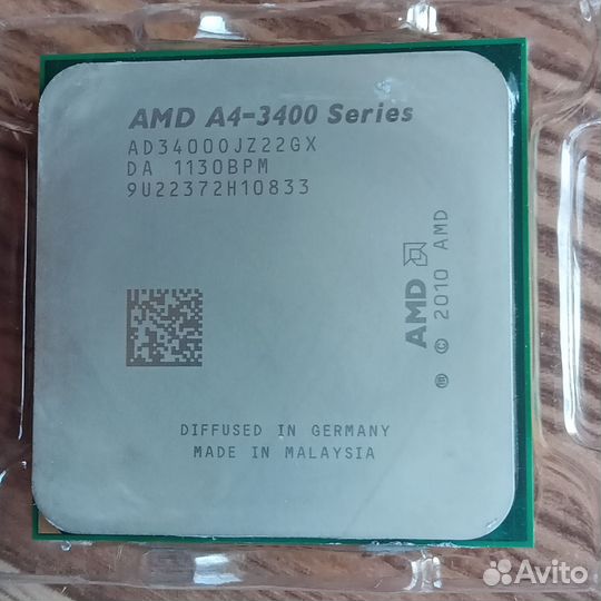 Процессор amd A4 3400 Series