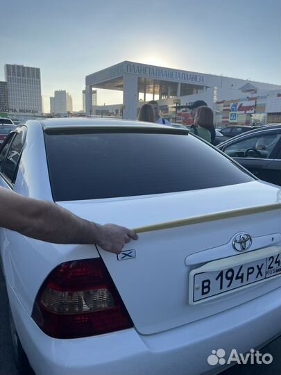Лип спойлер Toyota Corolla 120