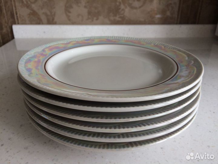 Тарелка СССР с перламутром