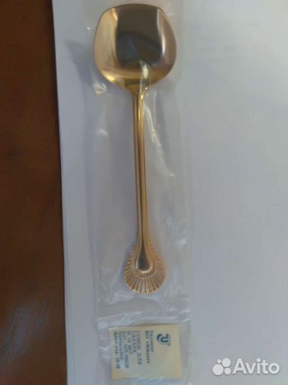 Ложечка позолоченная СССР новая в упаковке