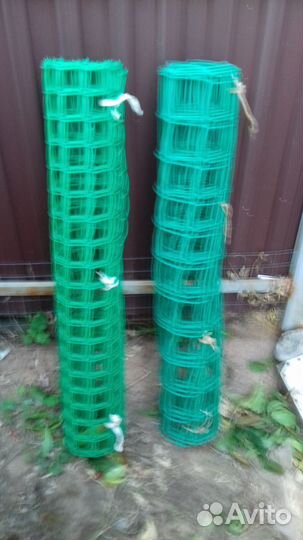 Сетка огородная. 2 отреза /7м. и 8м