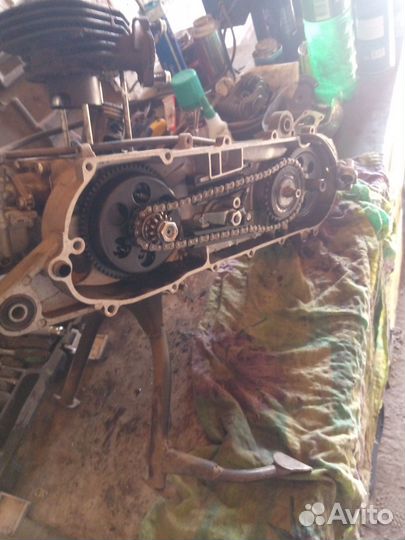 Двигатель на скутер 2 такта разбор