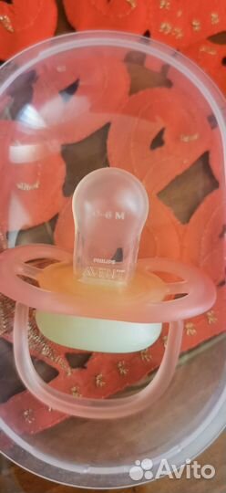 Соска пустышка avent 0 6