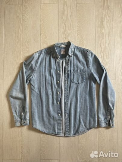 Рубашка джинсовая zara