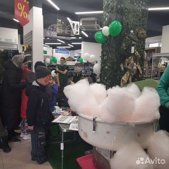 Сладкая вата и попкорн на праздник