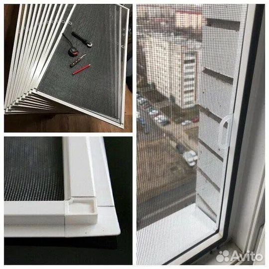 Москитные сетки изготовление и установка плиссе