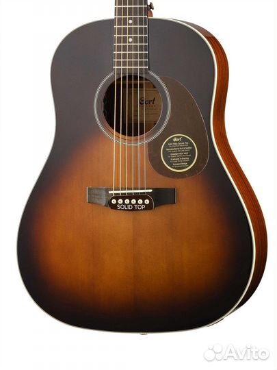 Cort earth100ssf-SB Earth Series эл-акуст. гитара