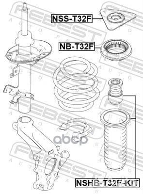 Пыльник переднего амортизатора с отбойником ком
