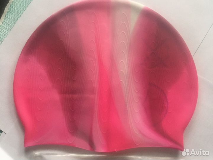 Шапочка для плавания силиконовая женская