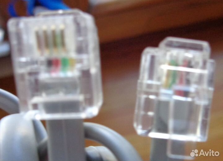 Кабели телефонные RJ 5шт