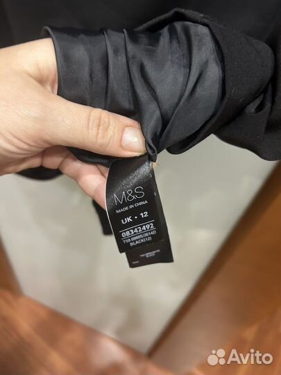 Платье черное marks & Spenser 12 размер 44-46 наш