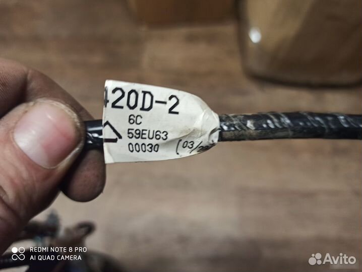 Коса проводка двери задняя левая Toyota Land