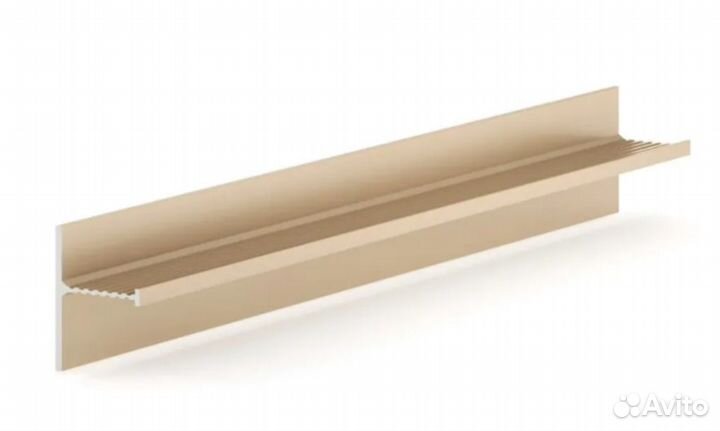 Теневой (щелевой) плинтус анодирован. 3 м