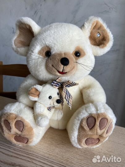 Плюшевый медведь и мышь новые