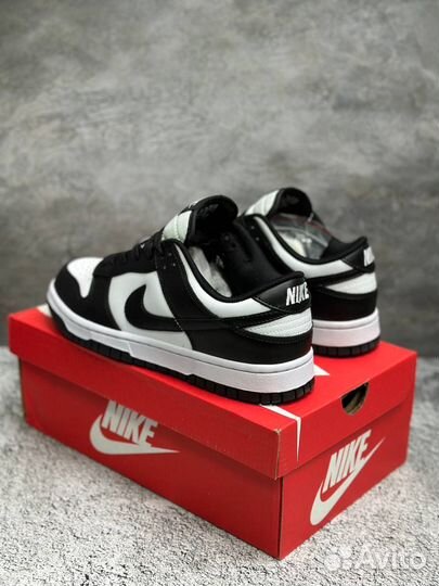 Кроссы Nike Dunk Low Retro White Black Panda