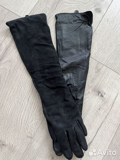 Перчатки женские кожаные 6.5