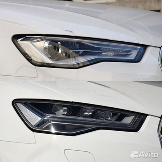 Стекла фар Audi A6 C7 2014-2018