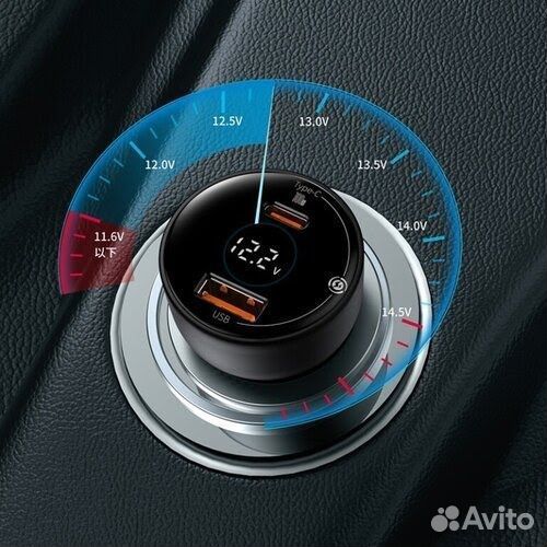 Автомобильное зарядное устройство Baseus 100W