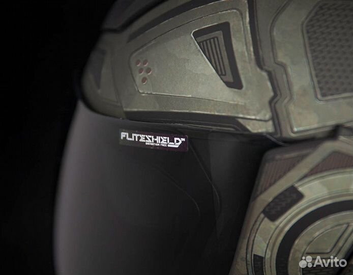 Мотошлем Интеграл Icon Airflite Blockchain / Зелен