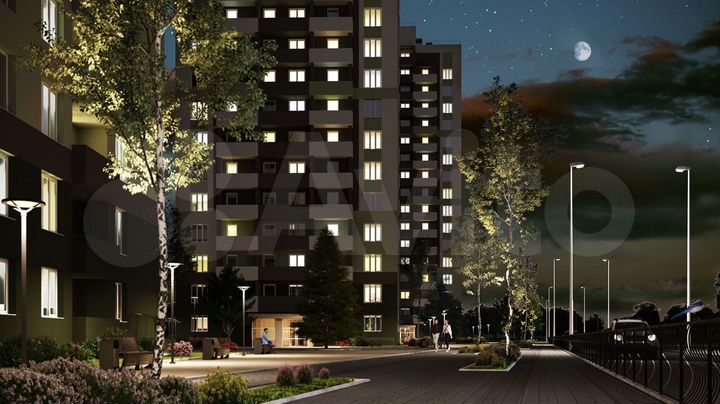 Квартира-студия, 32,7 м², 14/16 эт.