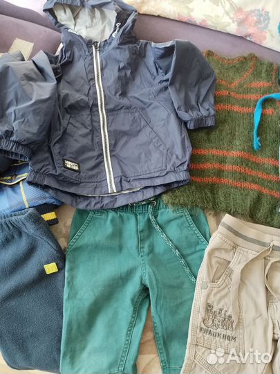 Детские вещи пакетом на мальчика р-р 92 19шт