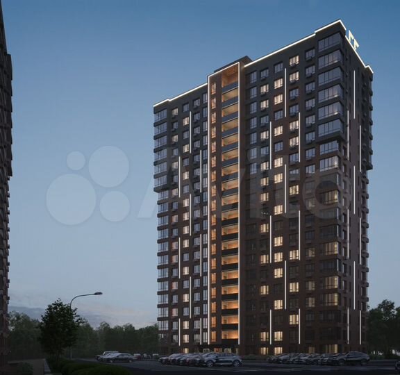 2-к. квартира, 70 м², 8/19 эт.