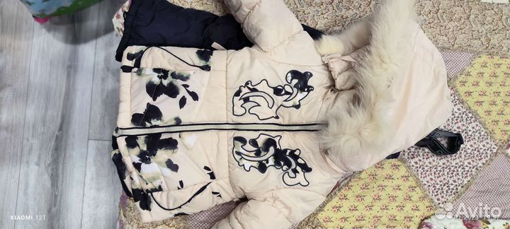 Зимний комбинезон для девочки 80 размер