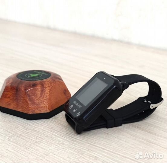 Кнопка вызова официанта Бургер с часами Элит